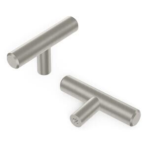 Hickory Hardware HH075591 – 10-Pack Modern T-Bar Cabinet Knobs – 2-3/8"
